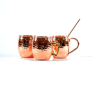 <span class=keywords><strong>Taza</strong></span> mula Chapado en cobre <span class=keywords><strong>taza</strong></span> <span class=keywords><strong>de</strong></span> acero inoxidable con mango <span class=keywords><strong>de</strong></span> cobre martillado textura Moscú <span class=keywords><strong>taza</strong></span> - Product Image 1