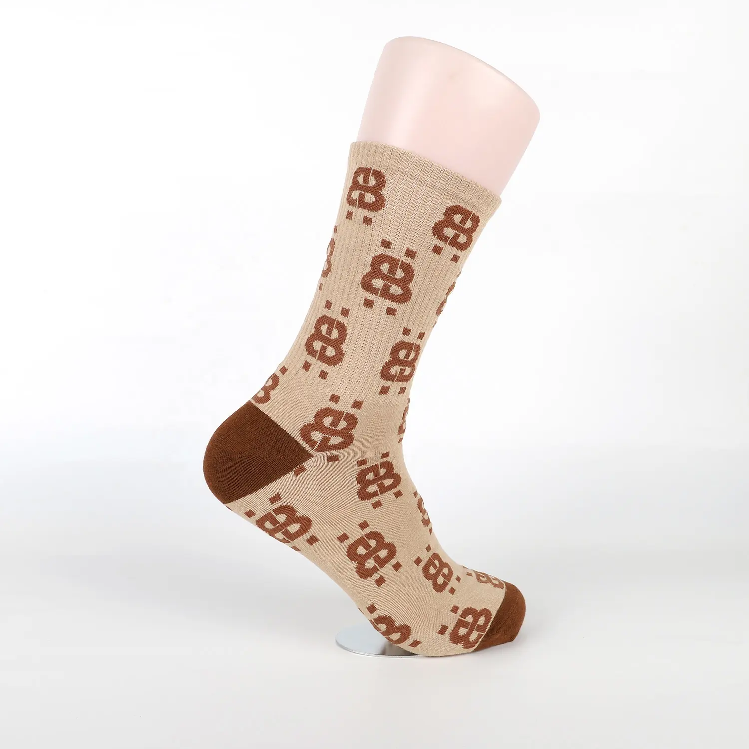 Low MOQ cheap multi-style crew all over stampato logo personalizzato happy socks per uomo donna