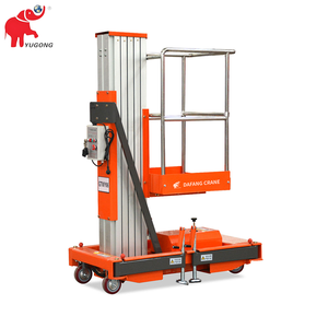 Plateforme élévatrice électrique à mât unique en alliage d'aluminium, capacité 300 kg, plateforme de <span class=keywords><strong>levage</strong></span> hydraulique à mât en alliage d'aluminium - Product Image 3