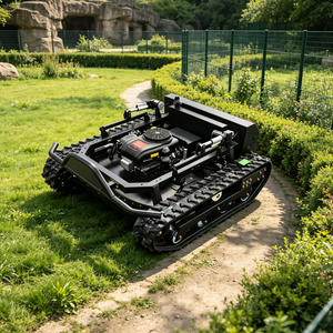 <strong>Wireless</strong> Remote Control Lawn <strong>Mower</strong> Tracked Crawler Slope Grass Cutter Gasoline Hillside Brush <strong>Mower</strong> for Orchard Farm - Product Image 5