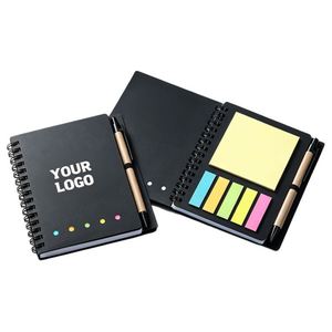 Promotion en gros : Carnet à spirale personnalisable à couverture rigide avec stylo, motif dessin animé, pour réunions de bureau, et bloc-notes personnalisé - Product Image 1