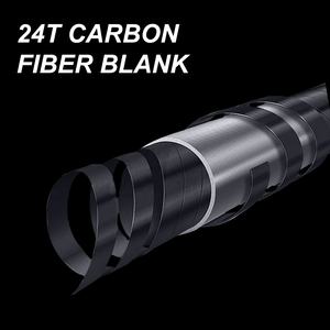 <span class=keywords><strong>Canne</strong></span> à pêche en carbone vierge 24T Guides d'insertion en céramique Siège de <span class=keywords><strong>moulinet</strong></span> en ABS avec poignée fendue en EVA <span class=keywords><strong>Canne</strong></span> à filer à 6 sections - Product Image 5