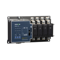 Commutateur de transfert automatique triphasé AC 400V de type PC 32A 63A 100A 125A 4P pour usage industriel, contrôleur ATS double alimentation