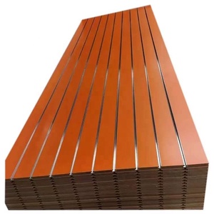 Panneau mural rainuré en MDF mélaminé pour garage, 18 mm, pour présentoir de chaussures en magasin de détail - Product Image 2