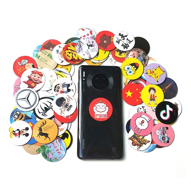 Smart Proximity RFID Customized NFC Waterproof PVC Material 13.56MHz Mobile Phone Key Tag Fobs Sticker