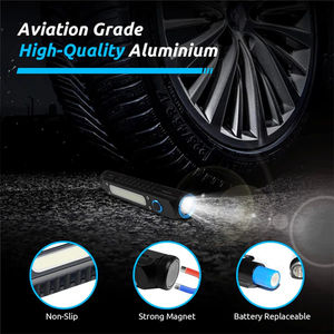 वार्सन वर्ग 03 निश्चित फोकस फ्लैशलाइट उच्च प्रकाश अल्ट्रा उज्ज्वल TYPE-C चार्जिंग लंबे जीवन चुंबकीय सक्शन पोर्टेबल फ्लैशलाइट - Product Image 5