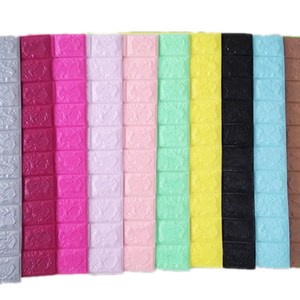 Phong Cách Công Nghiệp 3d Vintage Brick XPE Gạch Xốp Bóc Và Dán Tường Giấy Decals Panel Cho Nhà Hàng Hiệu Sách - Product Image 5