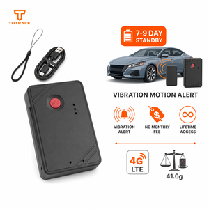 Tragbarer 7-9 Tage Akku-betriebener Vibrations-Bewegungsmelder ohne Monatliche Gebühr Lebenslange Zugang Rechtshafte Ortung Drahtloser GPS-Tracker für Fahrzeuge - Product Image 1