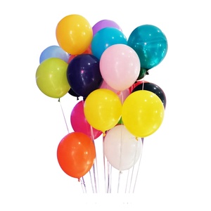 Ballons en latex de caoutchouc de qualité supérieure, nouvelle arrivée, 12 pouces, forme ronde, col long, arc-en-ciel, assortis, pour décoration murale de fête - Product Image 4