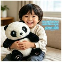 Mainan Boneka AI Tiktok Viral 60 Bahasa ChatGPT LED Mata Emosional Mainan Boneka Interaktif Hadiah Natal untuk Balita