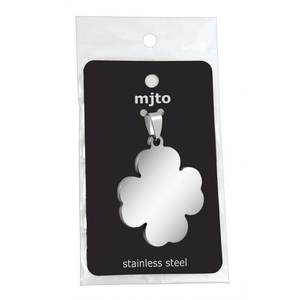 Colgante de Acero Mediano con Forma de Flor 29x34mm, Accesorios para Joyería - Product Image 2