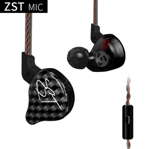 Edifier-écouteurs <span class=keywords><strong>KZ</strong></span> <span class=keywords><strong>ZST</strong></span> à double pilote, câble détachable, dans les oreilles, moniteur Audio, isolation du bruit, musique - Product Image 4