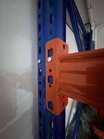 Cage de stockage pliable en treillis métallique robuste, thermolaquée, réglable, pour entrepôt et palettes