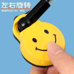Stylo de bureau Deli 0,5 mm à encre gel noire avec base souriante pour utilisation au bureau - Product Image 4