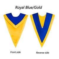 Étole de chœur avant mate réversible en satin bicolore Offres Spéciales étole en V étoles de chœur réversibles avec bordure