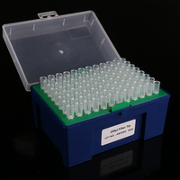 Pipettes à usage unique avec filtre 96 puits et stériles, disponibles en 10 µl, 200 µl, 1000 µl, 1250 µl, avec boîte transparente