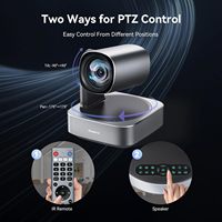 Kit de Conférence Vidéo Complet avec Caméra PTZ 4K Haute Qualité, Haut-parleur HD et Système de Contrôle de Réunion – Solution de Conférence
