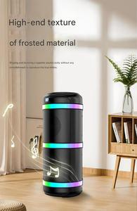 <span class=keywords><strong>Enceinte</strong></span> <span class=keywords><strong>Bluetooth</strong></span> portable avec microphone <span class=keywords><strong>filaire</strong></span>, lumières clignotantes haute puissance et subwoofer à basses profondes. - Product Image 4