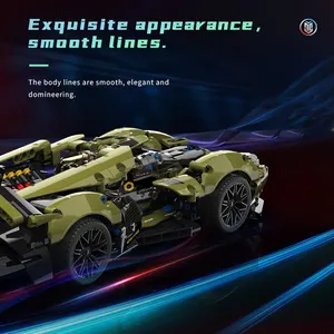 MOYU blocco tecnico MOC auto sportiva competitiva con legoing 847 pezzi puzzle grande particella mattoncini auto