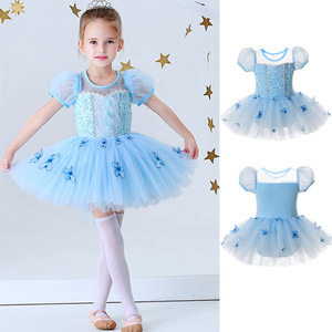 Costume da Ballo per Bambina Body da <span class=keywords><strong>Ballerina</strong></span> per Piccole Principesse con <span class=keywords><strong>Tutù</strong></span> - Product Image 3