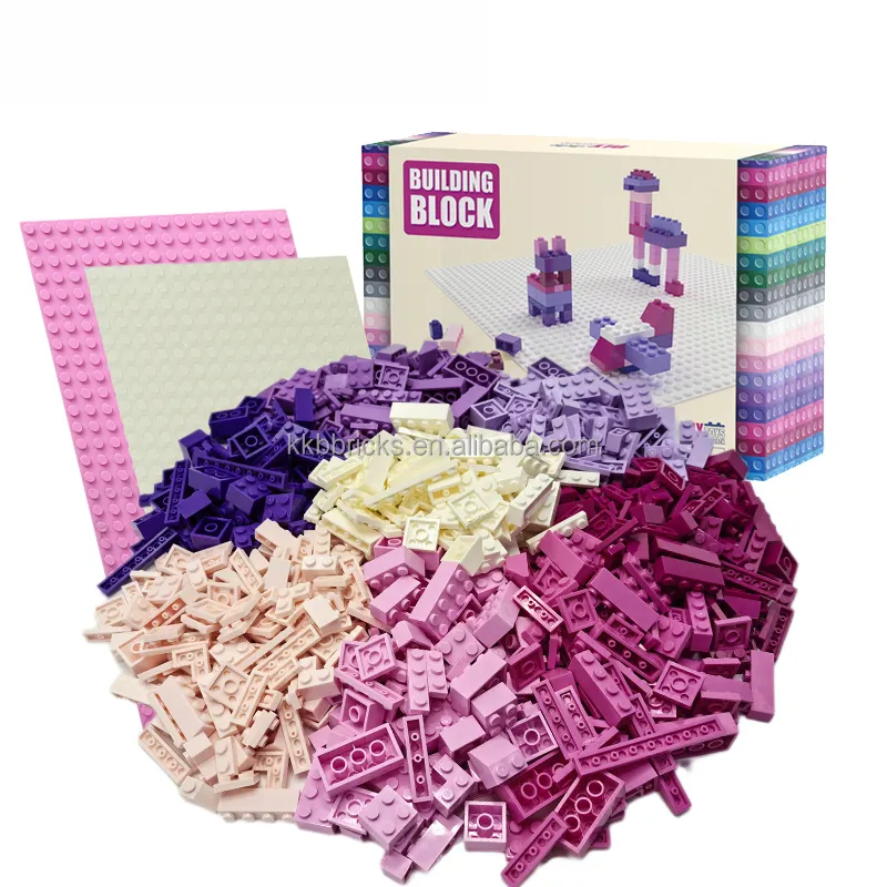 1000 adet kızlar klasik yapı taşları + taban plakası 32*16 çıtçıt * 2 adet LEGO ile uyumlu birbirine oyuncaklar kızlar temalı setleri