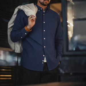 <span class=keywords><strong>Camicie</strong></span> da <span class=keywords><strong>uomo</strong></span> Maden Oxford: Camicia classica in popeline a maniche lunghe stile preppy, calda e casual, in tessuto spazzolato, tendenza Primavera 2026 - Product Image 3