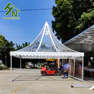 10x10ft 20x20ft 30x30ft alto pico de alta resistencia PVC pagoda carpas gazebo tienda para fiesta de boda