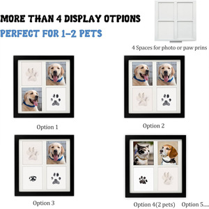 Wholesale New Density Board and Stainless Steel Modern Eco-Friendly Pet <b>Memorial</b> Shadow <b>Box</b> with Paw Print Dogs Cats Printings - Product Image 4