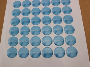 ใหม่สไตล์โดมสติกเกอร์เจล, อีพ็อกซี่เรซิ่นโดมสติกเกอร์อีพ็อกซี่สติกเกอร์ - Product Image 2