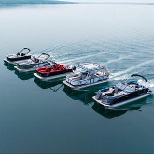 Ponton en fibre de verre à coque en aluminium de luxe de 31 pieds avec <span class=keywords><strong>moteur</strong></span> <span class=keywords><strong>hors</strong></span>-<span class=keywords><strong>bord</strong></span> Divertissement nautique Embarcation avec <span class=keywords><strong>moteur</strong></span> Vente de remorque - Product Image 5