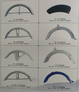 Accessoire de moto de garde-boue avant Suzuki GS125 de BAJAJ100-High qualité en matériau ABS durable Garde-boue avant TVS - Product Image 6