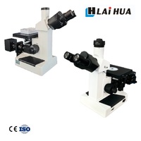 Metallographic Trinocular Microscope with Metallurgical Image Analysis Software for Metal Identification