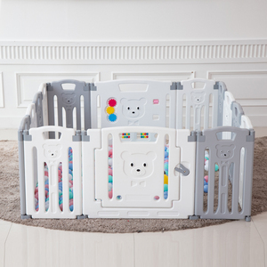 Venta caliente niños de interior patio de juegos de seguridad cerca de plástico bebé - Product Image 5
