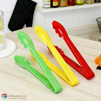 Pince de service durable pour steak, ustensile de cuisine occidentale coloré, en plastique PC écologique avec poignée, idéal pour les buffets et la restauration