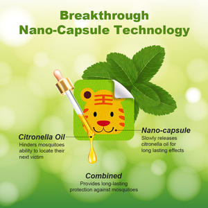 Patchs anti-moustiques pour enfants et adultes - <span class=keywords><strong>Citronnelle</strong></span> naturelle, <span class=keywords><strong>citronnelle</strong></span> et eucalyptus, protection jusqu'à 24 heures - Product Image 2