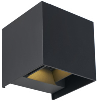 Nuova Lampada da Parete LED Everstar 12W/18W/20W, Illuminazione Quadrata Bidirezionale per Esterni, Impermeabile in Alluminio per Giardino