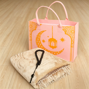 Warm, non-slip Muslim <b>mat</b> made of flannel, with <b>prayer</b> beads, innovative design, 80x 120cm - Product Image 1