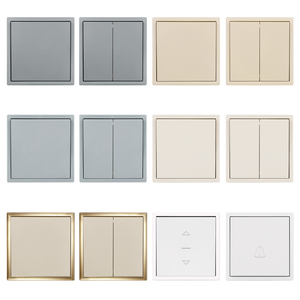 Touchmi 1/2/3 Gangue UE/REINO UNIDO Padrão Painel PC Interruptor De Parede E Tomada Com Luz Indicadora - Product Image 3