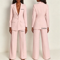 Ensemble deux pièces blazer femme sur mesure, fabrication OEM/ODM, streetwear professionnel, logo personnalisé, couleur du tissu, faible MOQ, vêtement de bureau