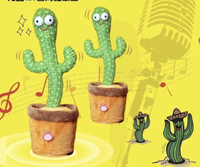 Cactus amusant qui apprend à parler, jouet électrique dansant, cadeau d'anniversaire pour bébé, vente chaude en magasin, décoration de la maison, jouet en peluche éducatif