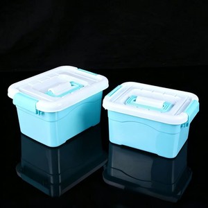 Plastic Storage Box Rectangle Solid Color Eco Friendly Toys Organizer Standing Type For Home <b>Wardrobe</b> Building Blocks Socks - Product Image 4