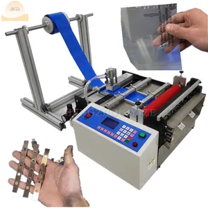 Automatic small pvc card tape cloth leather belt hole punching and die cutting making machine