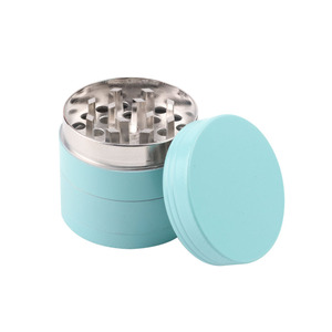 Moulin à herbes en aluminium 4 couches 63 mm, finition mate, avec revêtement en caoutchouc céramique ultra-doux et luminescent, <span class=keywords><strong>pour</strong></span> cigarettes - Product Image 5