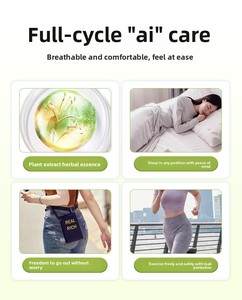 Assorbenti <span class=keywords><strong>Igienici</strong></span> Sterili Personalizzati in Cotone con Assenzio per Cura Personale Femminile, Uso Diurno/Notturno, Servizio OEM - Product Image 4