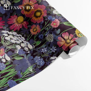 Papel Tapiz Autoadhesivo de PVC con Diseño de Flores de Orquídea Elegante Fancyfix, Impermeable, Fácil de Instalar, Muestras Gratis <span class=keywords><strong>para</strong></span> el Hogar - Product Image 1
