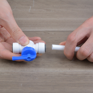 Nhanh chóng kết nối van bi phù hợp 3/8 inch OD nước lọc phụ kiện RV ngoài trời RO hệ thống lọc phụ kiện doanh - Product Image 4