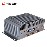 2025 Mini PC sans ventilateur 12e génération N150 N100 4 Intel 2.5G LAN 5Com 1 * DDR5 8 Go 16 Go de RAM HD/DP/Type-C X86 Boîtier PC industriel intégré