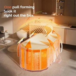 <span class=keywords><strong>Baignoire</strong></span> <span class=keywords><strong>Pliable</strong></span> à Ouverture Instantanée, Installation Facile, Piscine Thermostatique pour Adultes, Bain Médicamenté - Product Image 4
