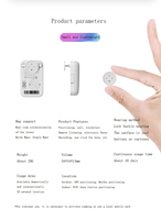 Perangkat Pelacak GPS 4G LTE Penentuan Posisi Waktu Nyata Pelacak Pribadi Mini Portabel Alarm SOS Pagar Elektronik untuk Anak Pro