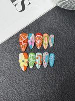 Faux ongles à presser en gel souple préconçus pour la mode, fournitures d'ongles OEM en gros